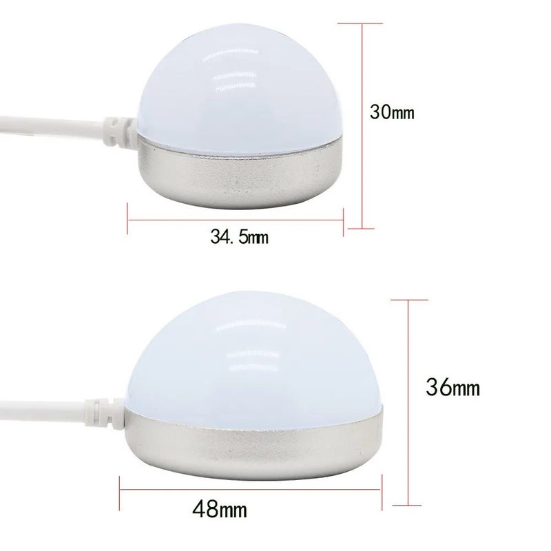 Bluejw 5V USB LED Night Light Bulb, 1.5W/3W Mini Stick-on Lamp for Dorm, Cabinet, Wall - Student Night Lights - Image 3
